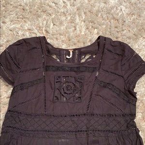 Free People Dresses - Free people black short sleeve dress Free People Dresses - Free people black short sleeve dress